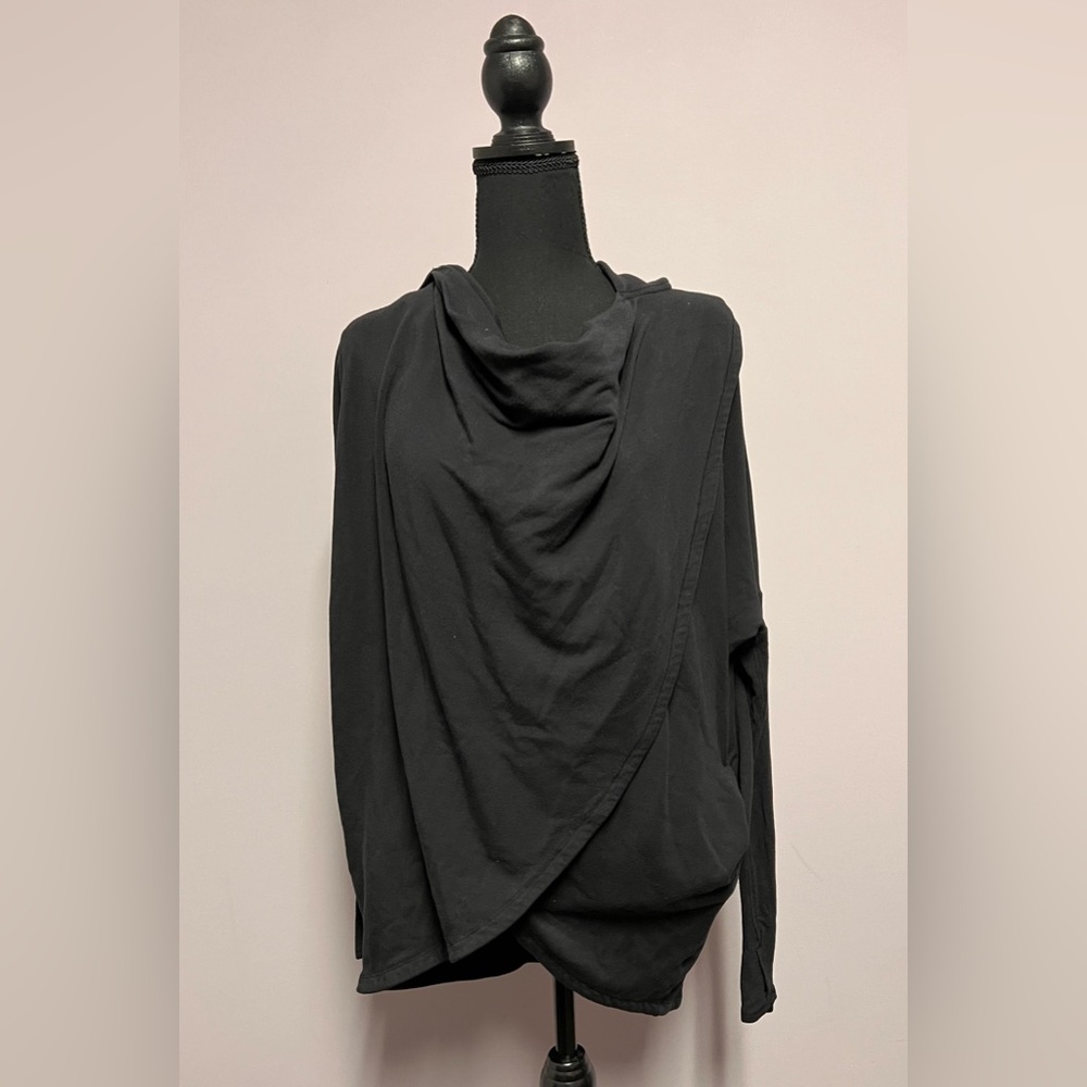 ATHLETA Purana WRAP Sweatshirt HOODIE Slouchy WOMEN S Small